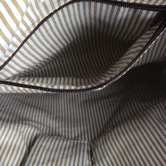 Vaan & Co Women Milano Upcycled Leather And Suede Herringbone Tote Shoulder Bag - Picture 10 of 15